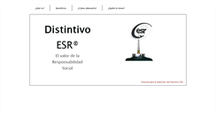 Desktop Screenshot of distintivoesr.com